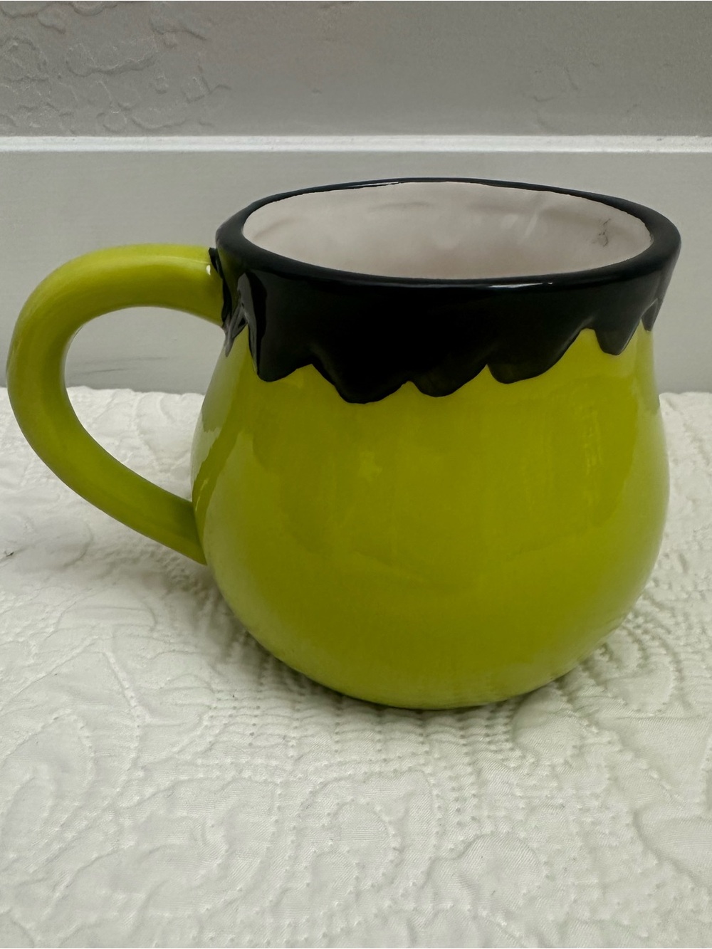 Frankenstein Halloween Ceramic Mug Green Spooky Goth Coffee Cup - Picture 4 of 6